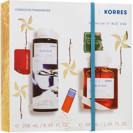 Korres Herbarium Of Blue Sage Set pentru bărbați 2buc