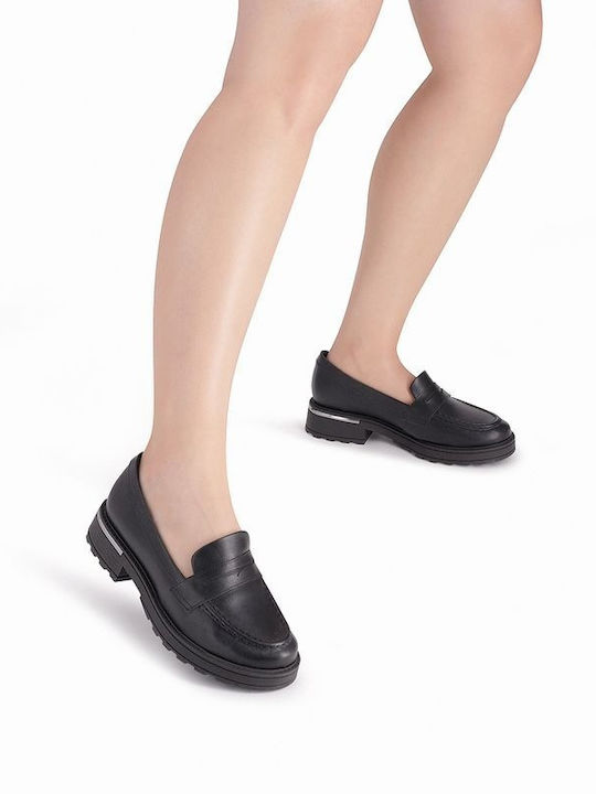 Damen Mokassins in Schwarz Farbe