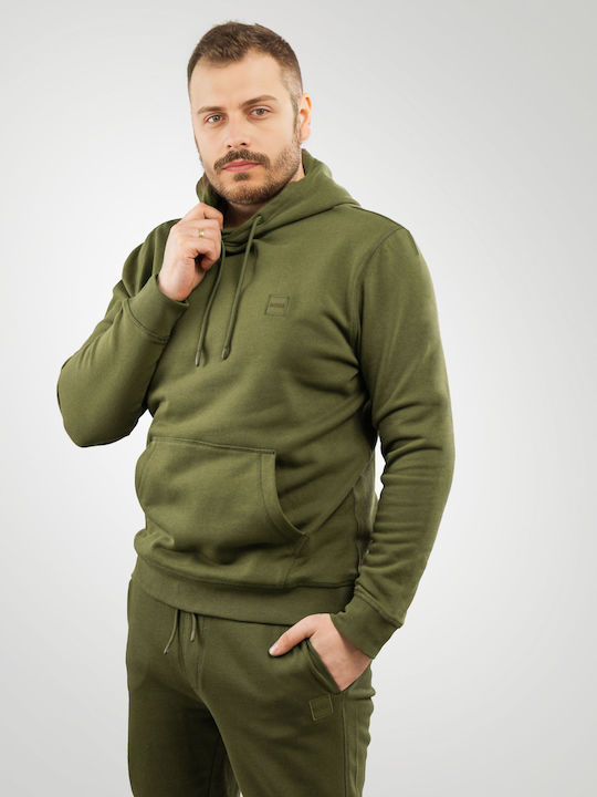 Wetalk Sweatshirt with Hood Khaki