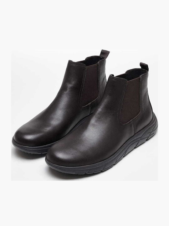 U.portello.a Leather Chelsea Brown Men's Boots