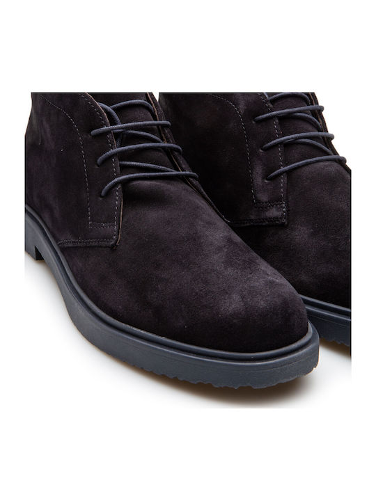 U Massimiano A Marineblau Herrenstiefel Anatomisch