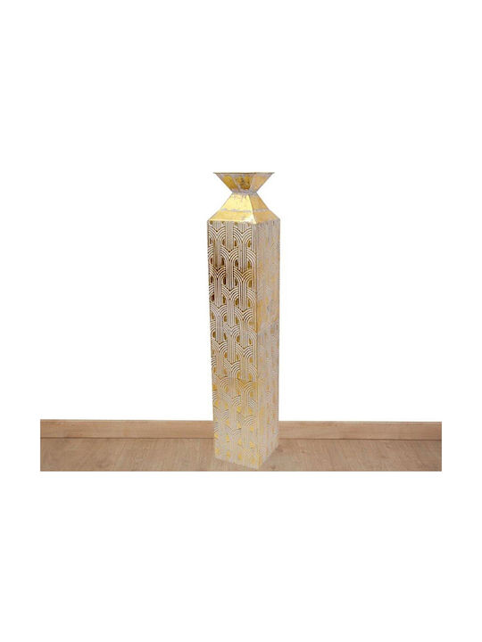 Alexandra House Living Decorative Vase Gold 15x15x92cm