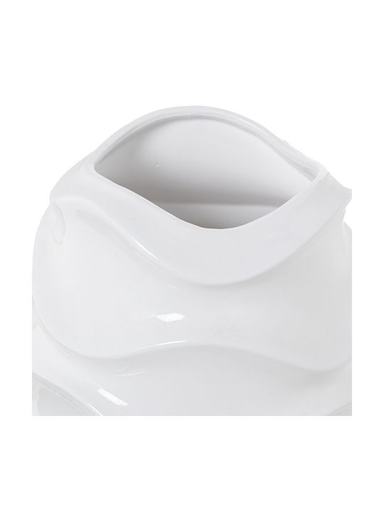 Alexandra House Living Decorative Vase White 20x19x38cm