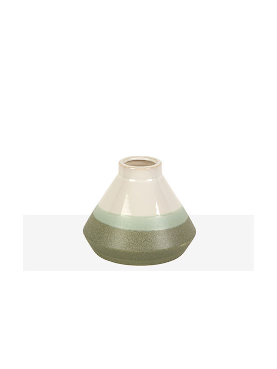 Romimex Decorative Vase Green 16x13x16cm