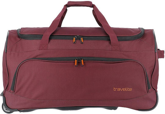 Travelite Σακ Βουαγιάζ Μπορντό με Ρόδες Υφασμάτινο