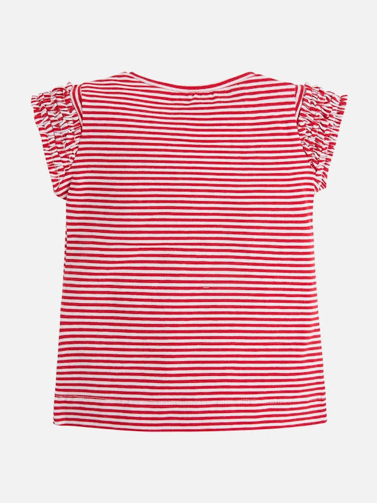 Mayoral Kids Blouse Short Sleeve red