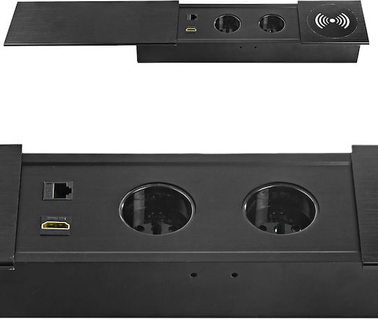 Spacetronik Sps-s27b V2 Retractable Table Socket