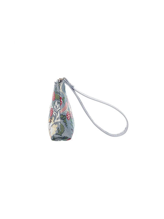 Signare Wristlet – Strawberry Thief Grey