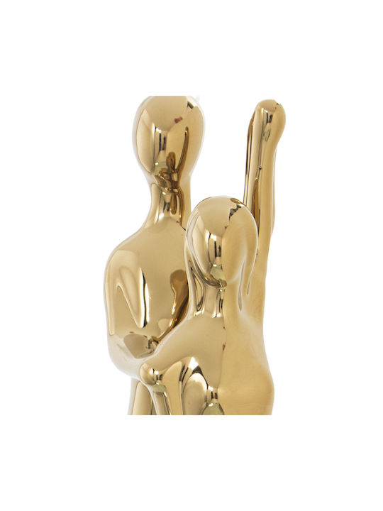 Decorative Figure Alexandra House Living Gold Ceramic