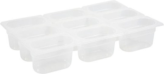 Gastronorm Container Made Polypropylene Gn 1/9 Height 100 Mm Hendi 880524