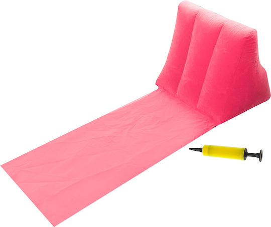 Beach Mat Beach Chair Inflatable Backrest Pink