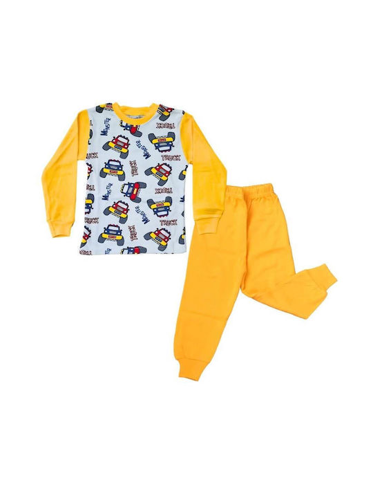 Esthisis Kids Pyjamas Winter Cotton YELLOW