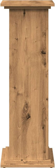 vidaXL Plant Stand Wooden Brown 31cmx30cmx90cmcm.