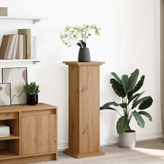 vidaXL Plant Stand Wooden Brown 31cmx30cmx90cmcm.