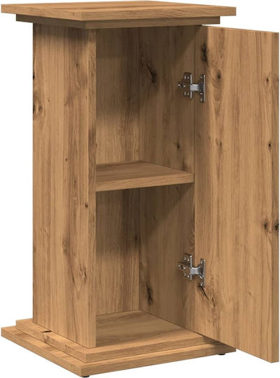 vidaXL Pflanzenständer Holz Braun 31cmx30cmx60cmcm.