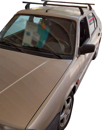 Hermes Μπάρες Οροφής Μεταλλικές 110εκ. Alfa Romeo 1983-1994 (Σετ με πόδια)