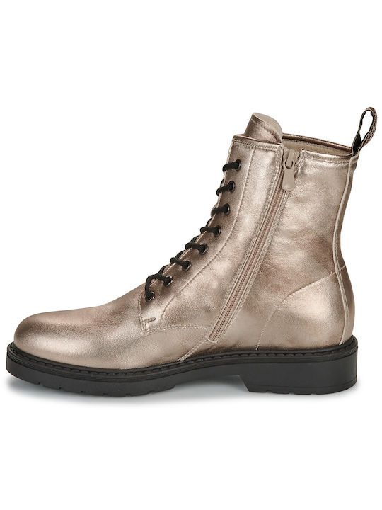 Damen Knöchelstiefel Goldene