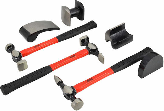Awtools Metal Flyer Set 7pcs /black Line Suitcase