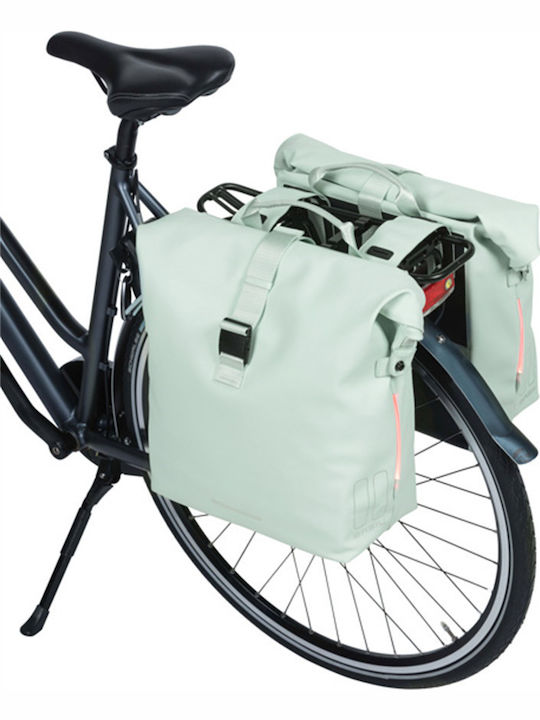 Basil Bicycle Rack Bag Green
