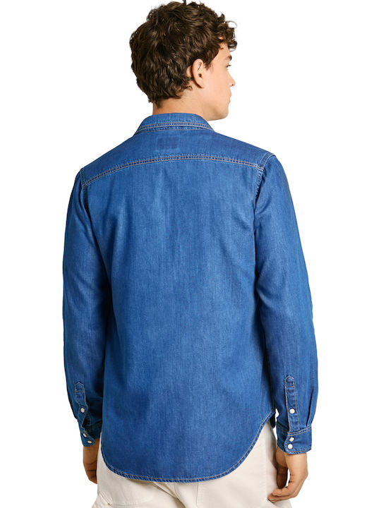 Long-sleeved Denim Shirt Denim