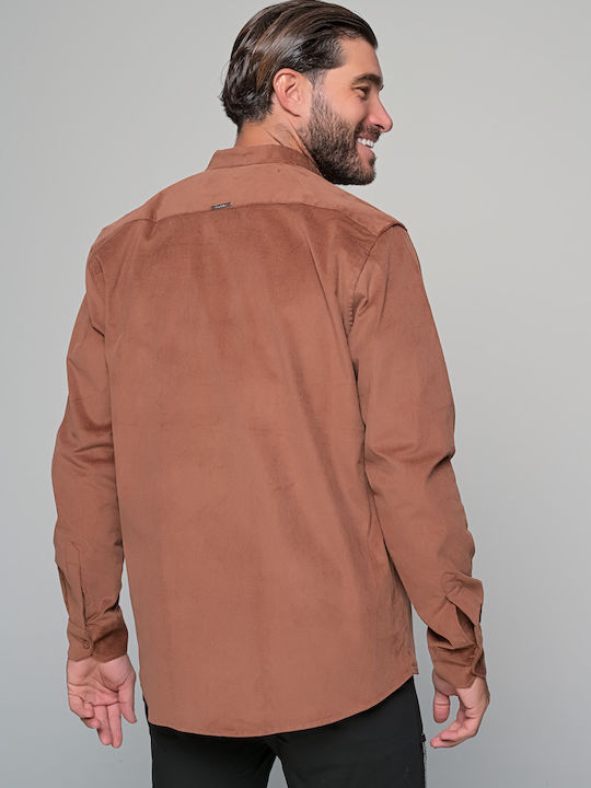 Alpine Langärmlig Hemd Brick Red