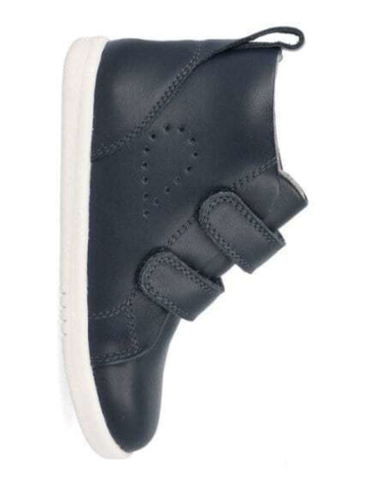 Iwalk Grass Court Kids Sneakers High with Scratch Navy Blue