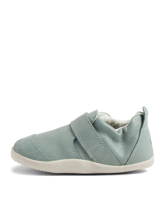 Kids Sneakers with Hoop & Loop Closure Green
