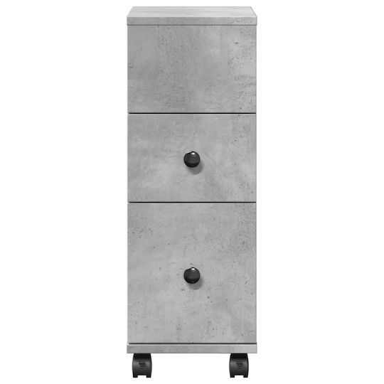 vidaXL Ντουλάπι Μπάνιου 23x33x65cm Γκρι
