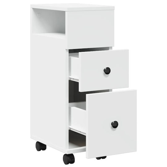 vidaXL Badezimmerschrank B23xT33xH65cm Weiß