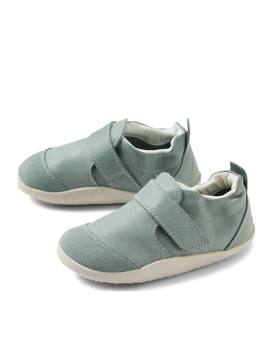 Kids Sneakers with Hoop & Loop Closure Green