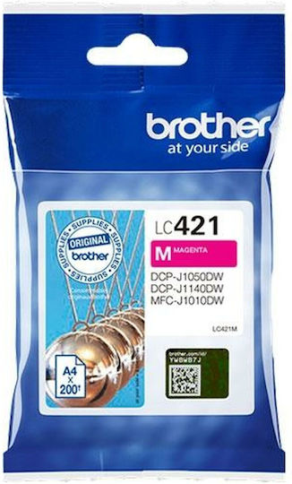 Brother LC-421 Original InkJet Printer Ink Magenta