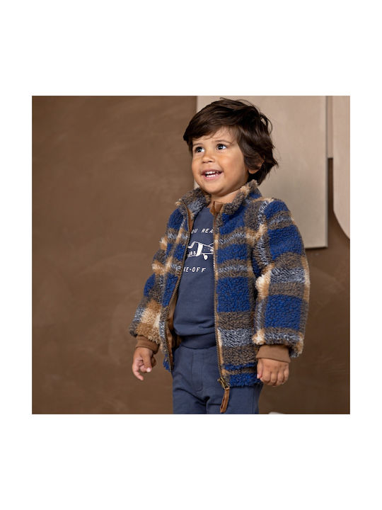 Dirkje Kinderjacke Cobalt Blue, Brown