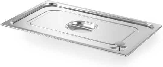 Gn Profi Line Lid Silicone Seal Gn2/3 Container 354x325mm Stainless Steel Hend