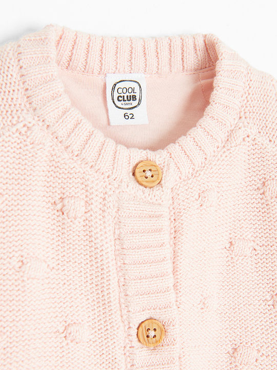 Cool Club Kids Cardigan Knitted Pink