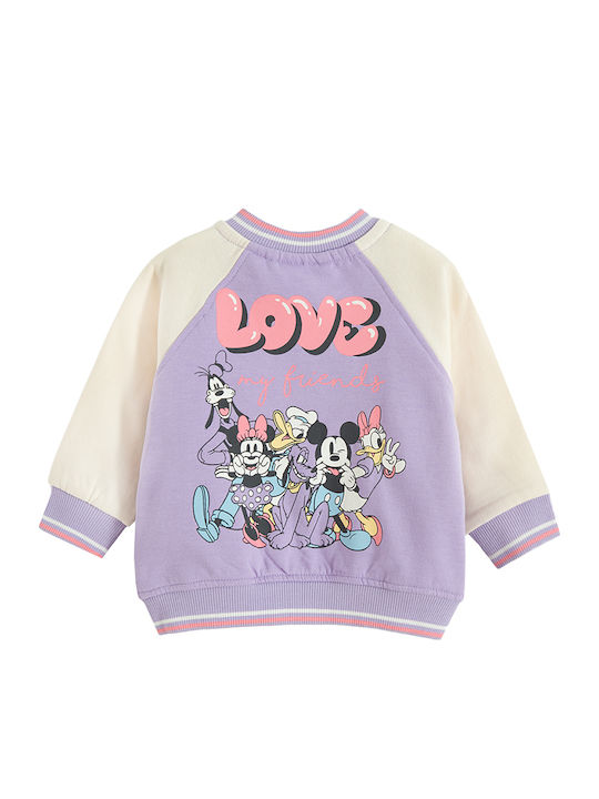 Cardigan pentru copii Violet Minnie Mouse Love My Friends Disney