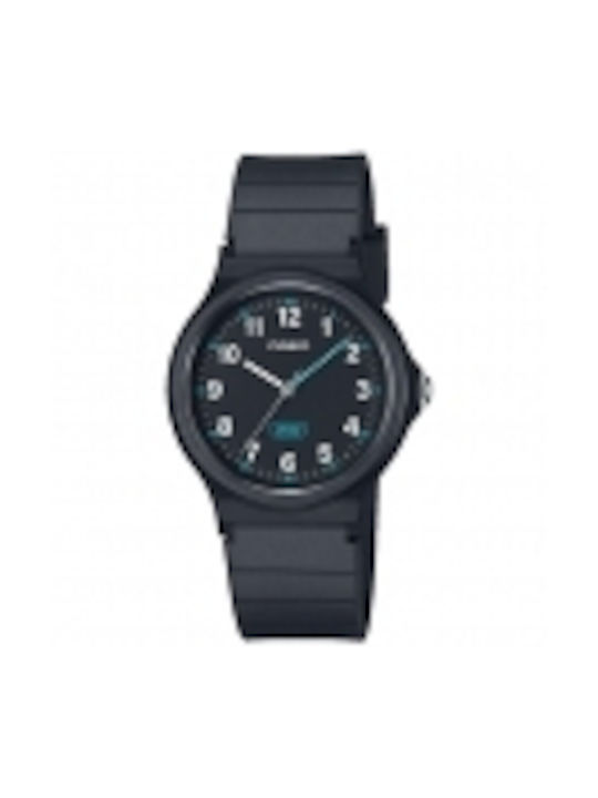 Casio Watch Battery with Black Rubber Strap