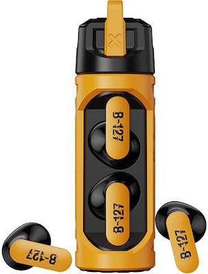 The Transformers TF-T11 In-ear Bluetooth Handsfree Căști cu Carcasă de Încărcare Galbeα