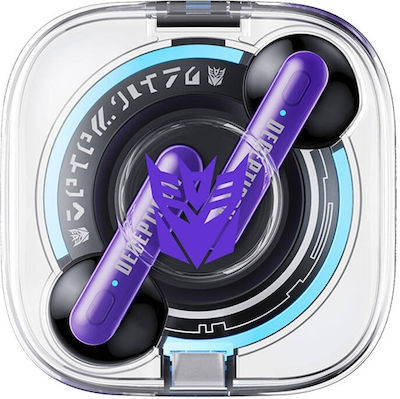 The Transformers TF-T03 In-ear Bluetooth Handsfree Căști cu Carcasă de Încărcare Violet