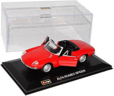 Bburago Street Classics Spielzeugauto 1:32 Alfa Romeo Spider Rot für 3++ Jahre