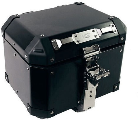 Unit Garage Baggajieră Motocicletă Aluminiu 36lt Neagră