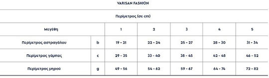 Varisan Fashion Pantyhose Graduated Compression 23-32 mmHg Black