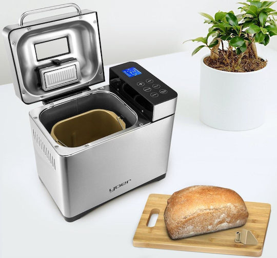 Yoer Brotbackautomat mit 710W Leistung und 1000gr Kapazität mit Programmen