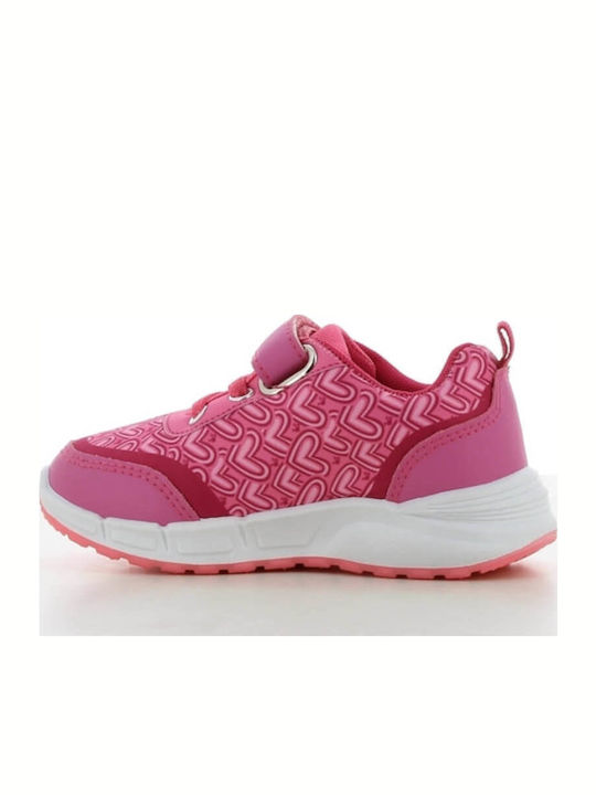Παιδικά Sneakers με Σκρατς Φούξια