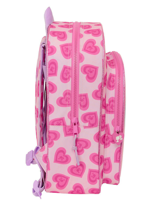 Barbie Love Pink School Bag 26 X 34 X 11 Cm