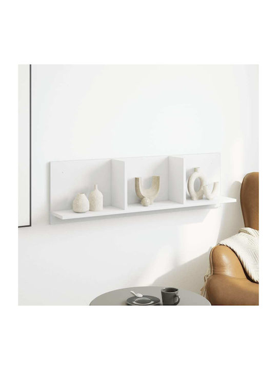 Shelf Wall White 100x16.5x30cm