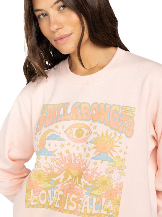 All Love Women's Sweatshirt Peachy