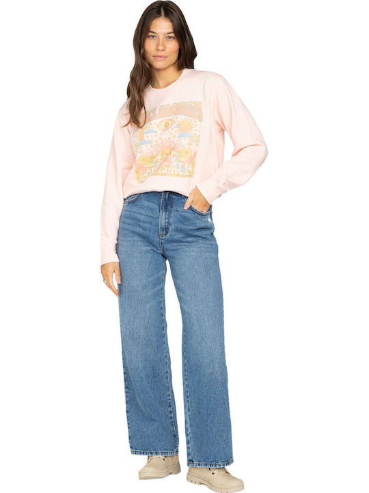 All Love Women's Sweatshirt Peachy