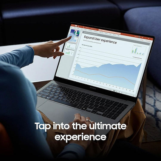 Samsung Galaxy Book4 Pro 16" OLED Touchscreen 120Hz (Ultra 7-155H/32GB/512GB SSD/W10 Pro) Moonstone Gray (ES Keyboard)