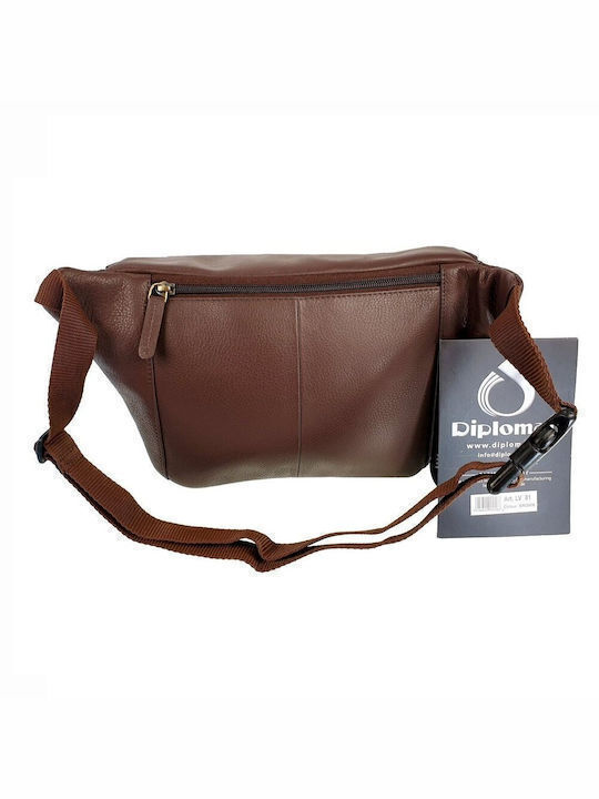 Magazin online pentru femei Piele Bum Bag pentru Talie Maro