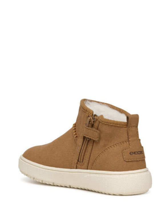THELEVEN Kids Boots with Zipper Tabac Brown